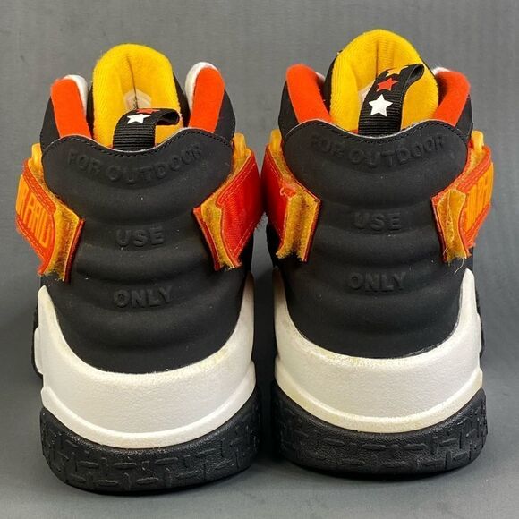 NIKE AIR RAID BLACK-UNIVERSITY GOLD-WHITE “RAYGUNS"  sneakers mens 10.5 - Picture 4 of 8